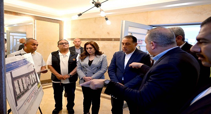 رئيس الوزراء يتفقد مشروع إسكان لمحدودى الدخل بالعجيزى نفذه صندوق التنمية الحضرية