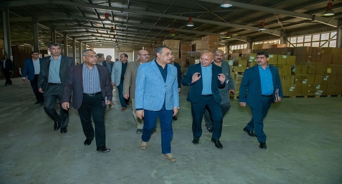 وزير الدولة للإنتاج الحربى يتابع سير العملية الإنتاجية بشركة حلوان للأجهزة المعدنية