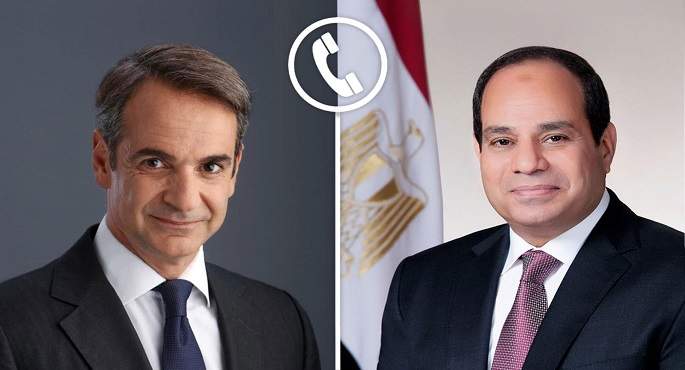 الرئيس السيسى يؤكد هاتفيا لرئيس الوزراء اليونانى التزام مصر الكامل بالحفاظ على المكانة الدينية لدير سانت كاترين
