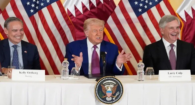 ترامب من الدوحة: سنحمى الشرق الأوسط.. ونقترب جدا من إبرام اتفاق مع إيران