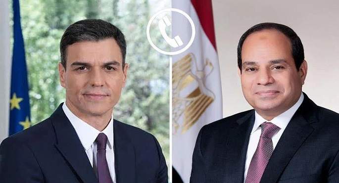 السيسى ورئيس وزراء إسبانيا يؤكدان رفضهما القاطع لاستمرار العدوان الإسرائيلى على غزة