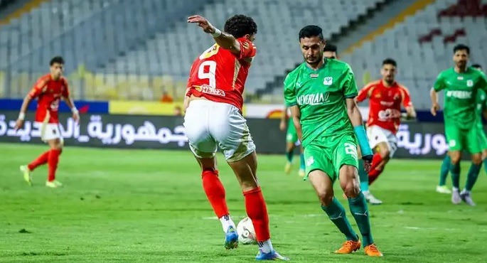 الأهلى يفوز على المصرى بـ4 أهداف لهدفين فى الدورى