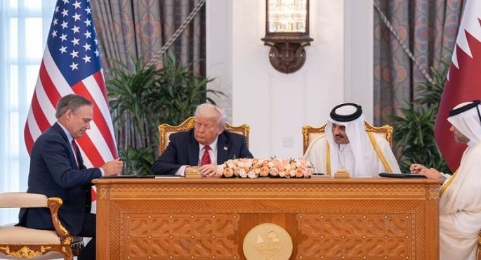 توقيع صفقة ضخمة بين قطر وأمريكا بقيمة 1.2 تريليون دولار