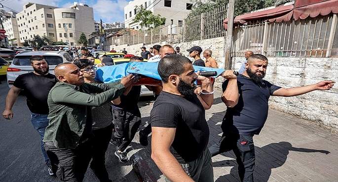 استشهاد 9 فلسطينيين فى قصف إسرائيلى على عدة مناطق بقطاع غزة