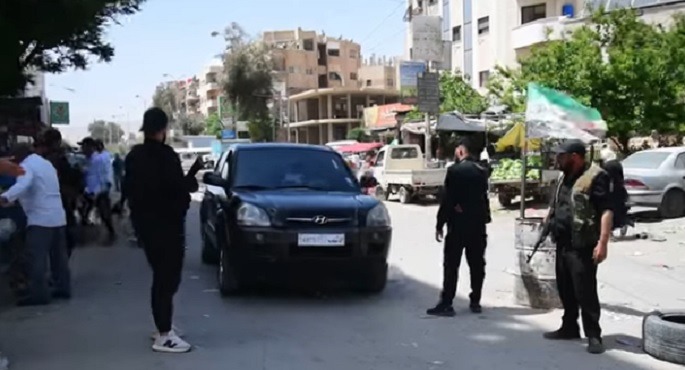 عودة الهدوء لريف دمشق ومجموعات درزية تسلم سلاحها للأمن السورى