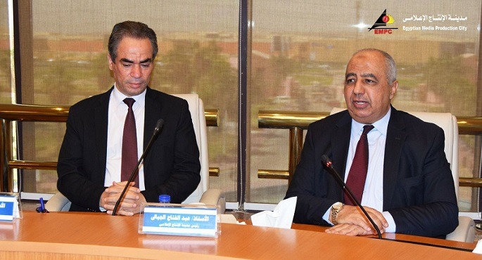 بالصور.. اللجنة العليا لمنتدى القاهرة للإعلام تعقد أولى اجتماعاتها بمدينة الإنتاج الإعلامى