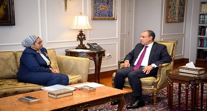 بالصور.. وزير الخارجية يرحب بتجربة مصر الرائدة في دعم حقوق المرأة وتمكينها استناداً لتوجيهات رئيس الجمهورية
