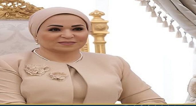 السيدة انتصار السيسى تهنئ الشعب المصرى والأمة الإسلامية بمناسبة حلول رأس السنة الهجرية