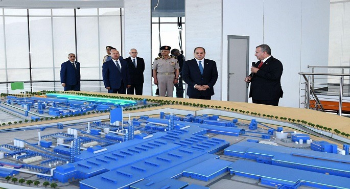 بالفيديو.. الرئيس السيسى يفتتح المرحلة الثانية لشركة السويس للصلب