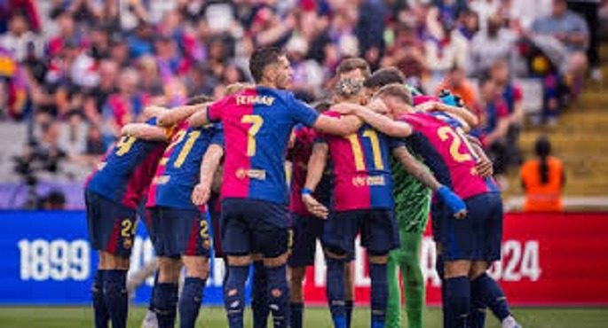 برشلونة يسعى لحسم لقب الدورى الإسبانى أمام إسبانيول الليلة
