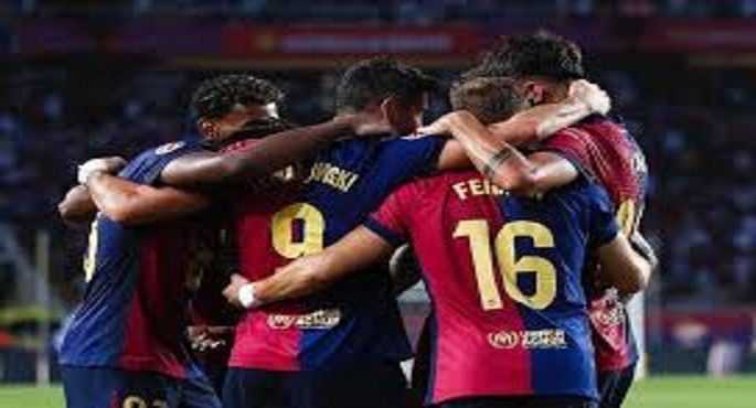 رسميا.. برشلونة يتوج بالدورى الإسبانى بفوزه على إسبانيول بهدفين نظيفين