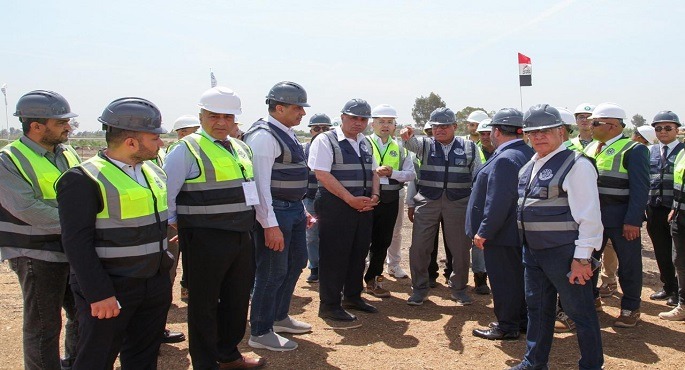 رئيس”العربية للتصنيع” يتفقد أعمال إنشاء مصانع تدوير المخلفات الصلبة في كفر الشيخ