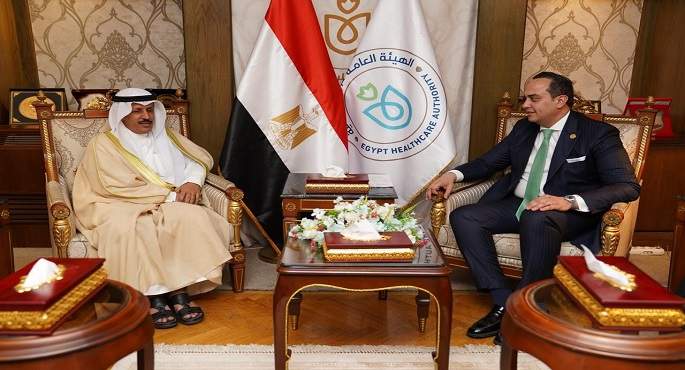 بالصور.. رئيس هيئة الرعاية الصحية يلتقى رئيس الاتحاد العربى لإدارة الطوارئ والأزمات لبحث سبل التعاون المشترك