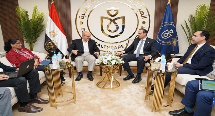 رئيس الهيئة العامة للرعاية الصحية يلتقى ممثل منظمة الصحة العالمية فى مصر