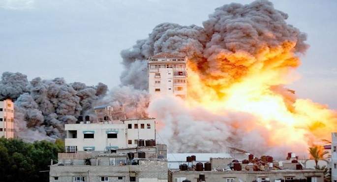 استشهاد فلسطينيين اثنين فى قصف إسرائيلى على خان يونس بجنوب غزة