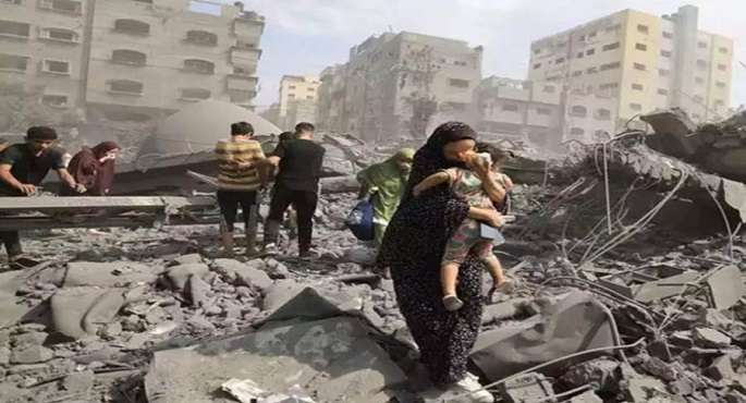 شهيدان ومصابون فى قصف للاحتلال على قطاع غزة