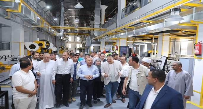 بالصور.. كامل الوزير يفتتح مصنع الرضوان الدولى للصناعات الهندسية