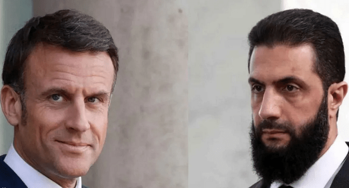 الرئيس الفرنسى يستقبل نظيره السورى فى قصر الإليزيه