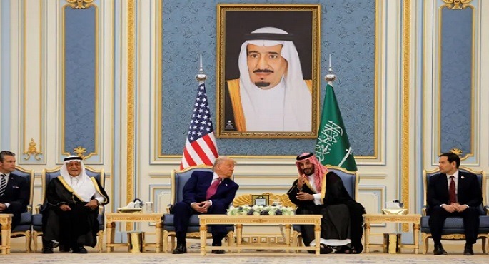  مباحثات بين ولى العهد السعودى والرئيس الأمريكى فى قصر اليمامة بالرياض