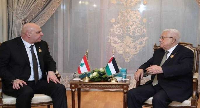 الرئيسان اللبنانى والفلسطينى: زمن السلاح خارج عن سلطة الدولة اللبنانية انتهى