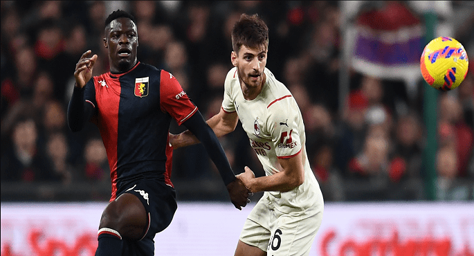 ميلان يتحدى جنوى لمواصلة التقدم فى جدول ترتيب الدورى الإيطالى