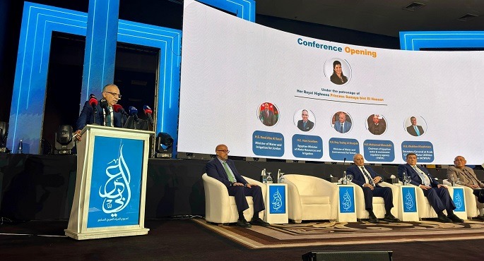 بالصور.. وزير الري يشارك فى فعاليات “إسبوع المياه العربي السابع” بالأردن