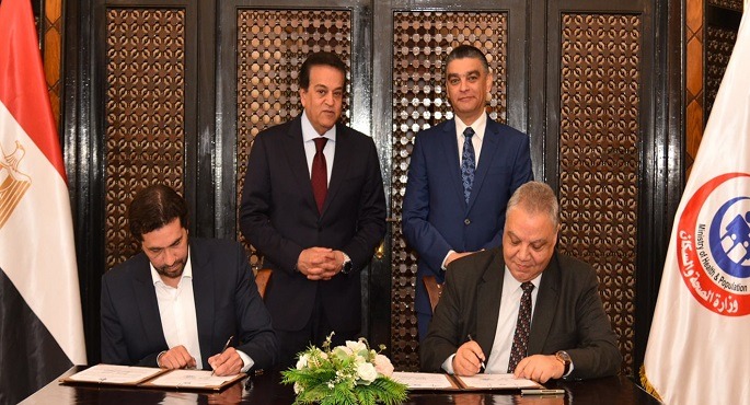 بالصور.. وزير الصحة يشهد توقيع بروتوكول تعاون بين هيئة الشراء الموحد ومعهد «جوستاف روسى»