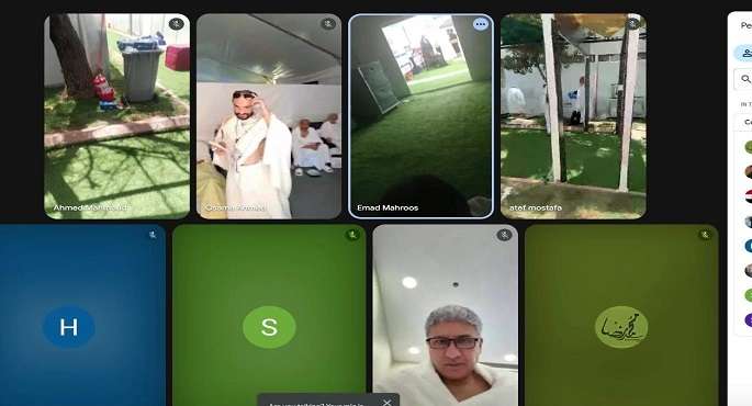 وزير السياحة يتفقد مخيمات الحجاج بعرفات ويشيد بجهود البعثة فى مواجهة الحرارة