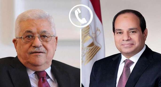 الرئيس السيسى يتلقى اتصالا هاتفيا من الرئيس الفلسطينى للتهنئة بمناسبة عيد الأضحى المبارك