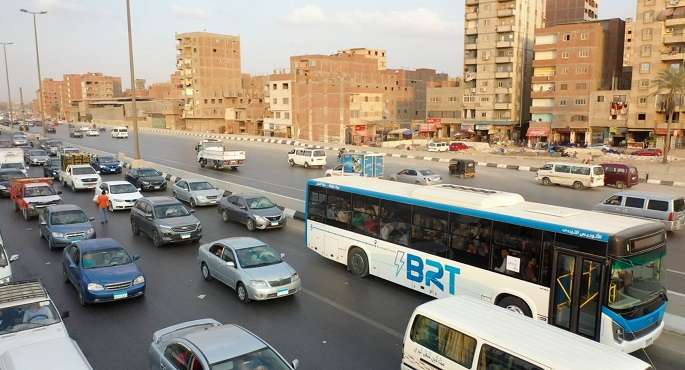 وزارة النقل تناشد قائدى المركبات عدم استخدام الحارة المخصصة للأتوبيس الترددى