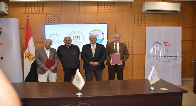 وزير التعليم العالي ومجدي يعقوب يشهدان بروتوكول بين جامعة أسوان ومؤسسة أمراض القلب