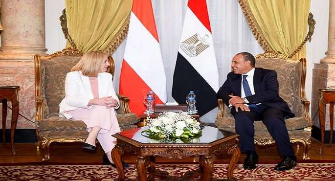 وزير الخارجية يعقد مباحثات مع نظيرته النمساوية