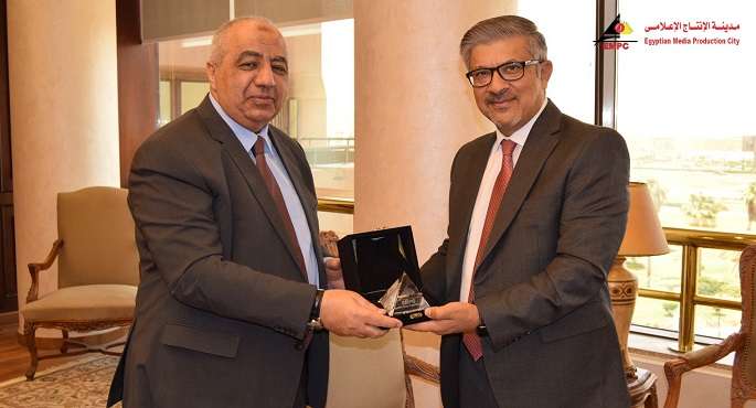 بالصور.. السفير الباكستانى يزور مدينة الإنتاج الإعلامى ويشيد بإمكانياتها