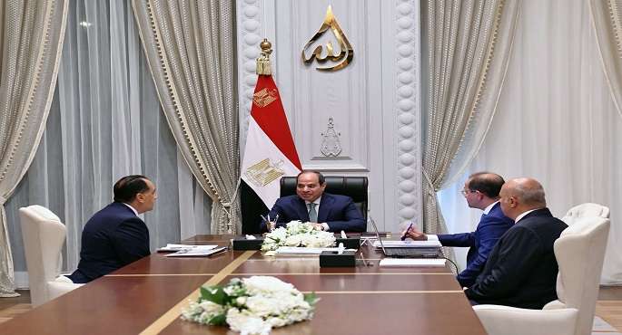 الرئيس السيسى يوجه بمُواصلة الجهود المُكثفة لتعزيز الانضباط المالى فى ظل التطورات بالمنطقة