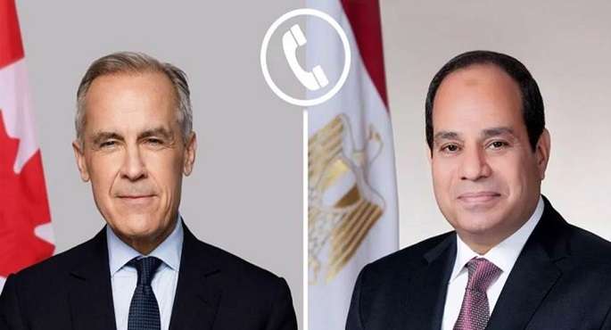 السيسى يؤكد لرئيس وزراء كندا أهمية الاستفادة من التهدئة الإقليمية الجارية لوقف إطلاق النار بغزة