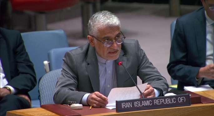 إيران تدعو مجلس الأمن لاتخاذ تدابير ملزمة وتنفيذية لوقف العدوان الإسرائيلى وفقًا للفصل السابع
