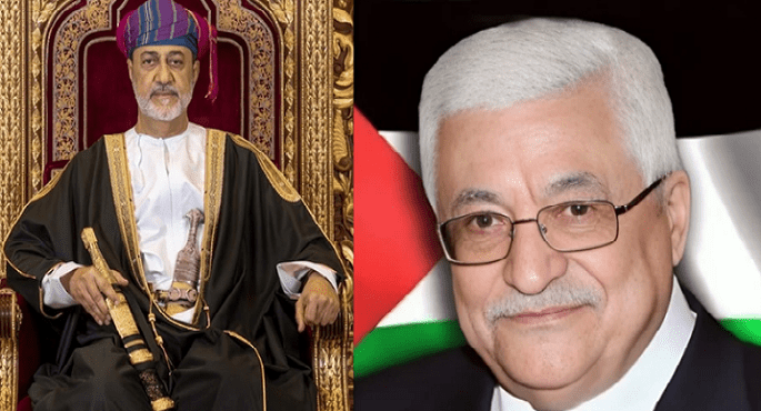 الرئيس الفلسطينى وسلطان عمان يبحثان الجهود المبذولة لإنهاء الحرب وتحقيق السلام