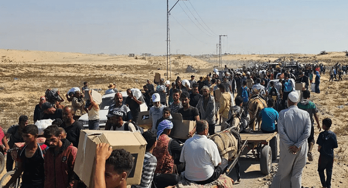 شهداء وجرحى فلسطينيون حاولوا الحصول على مساعدات بغزة