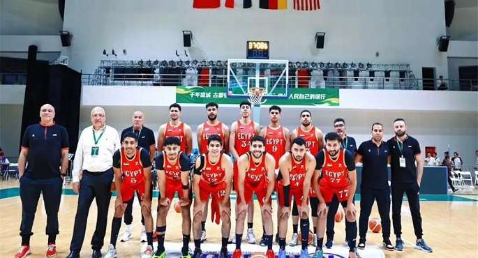 منتخب مصر الأولمبى يكرر فوزه على ألمانيا فى بطولة التحدى لكرة السلة للشباب بالصين