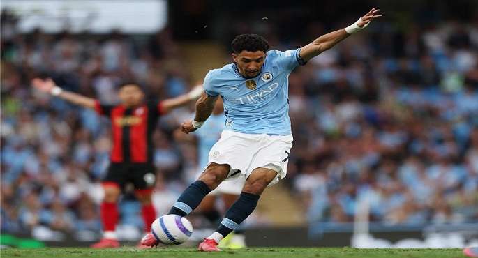 عمر مرموش يحصد جائزة هدف الموسم فى مانشستر سيتي