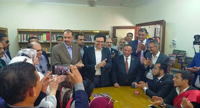 وزير الثقافة ومحافظ سوهاج يفتتحان بيت ثقافة أخميم بعد تطويره
