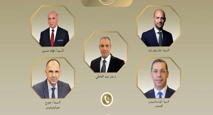 وزير الخارجية يتلقى اتصالات هاتفية من وزراء خارجية فرنسا واليونان وقبرص والعراق