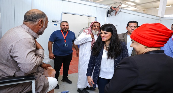 بالصور,, وزيرة التخطيط تتفقد مركز الأطراف الصناعية بمطروح وتشهد تسليم وصيانة ١٠٠ طرف صناعى