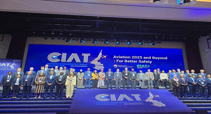 وزير الطيران المدنى يشارك في فاعليات مؤتمر “CIAT 2025” بكوريا الجنوبية