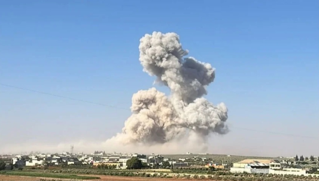 انفجار مستودع للذخيرة قرب مطار حلب