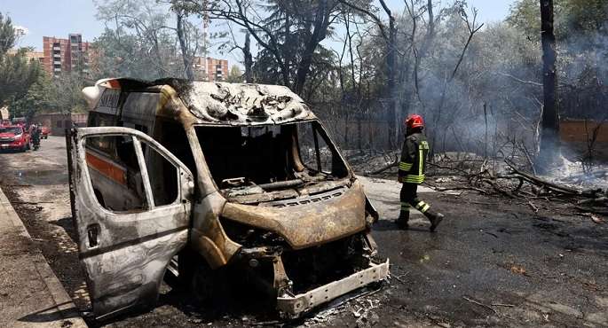انفجار بمحطة وقود فى روما يصيب 9 أشخاص