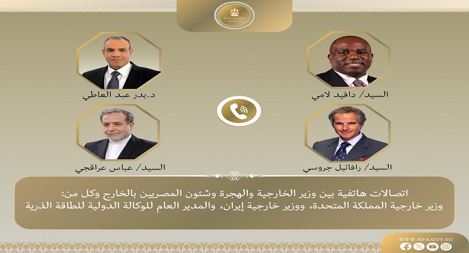 وزير الخارجية يواصل اتصالاته المكثفة لخفض التصعيد بالمنطقة
