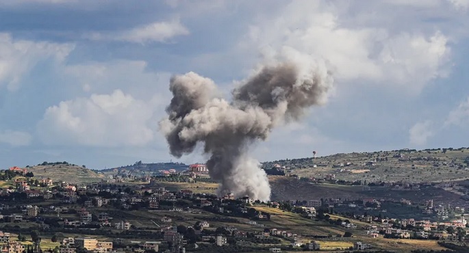 استشهاد لبنانى أثر غارة إسرائيلية فى مدينة بنت حبيل