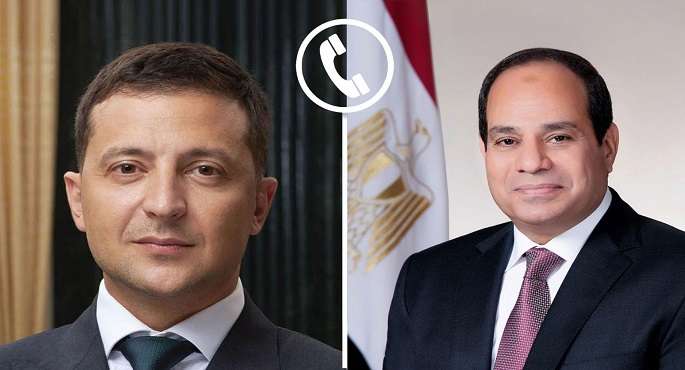 الرئيس السيسى يؤكد أهمية الحلول الدبلوماسية والسياسية وتغليب لغة الحوار لتسوية الأزمة الروسية الأوكرانية