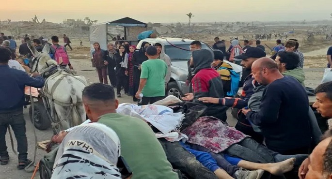 استشهاد فلسطينيين اثنين من منتظرى المساعدات برصاص الاحتلال الإسرائيلى